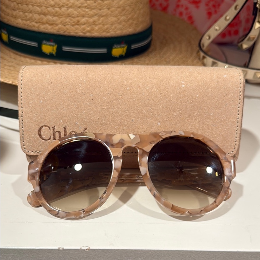 Chloe Tan Sunglasses